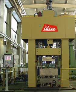 Lasco powdered metal press